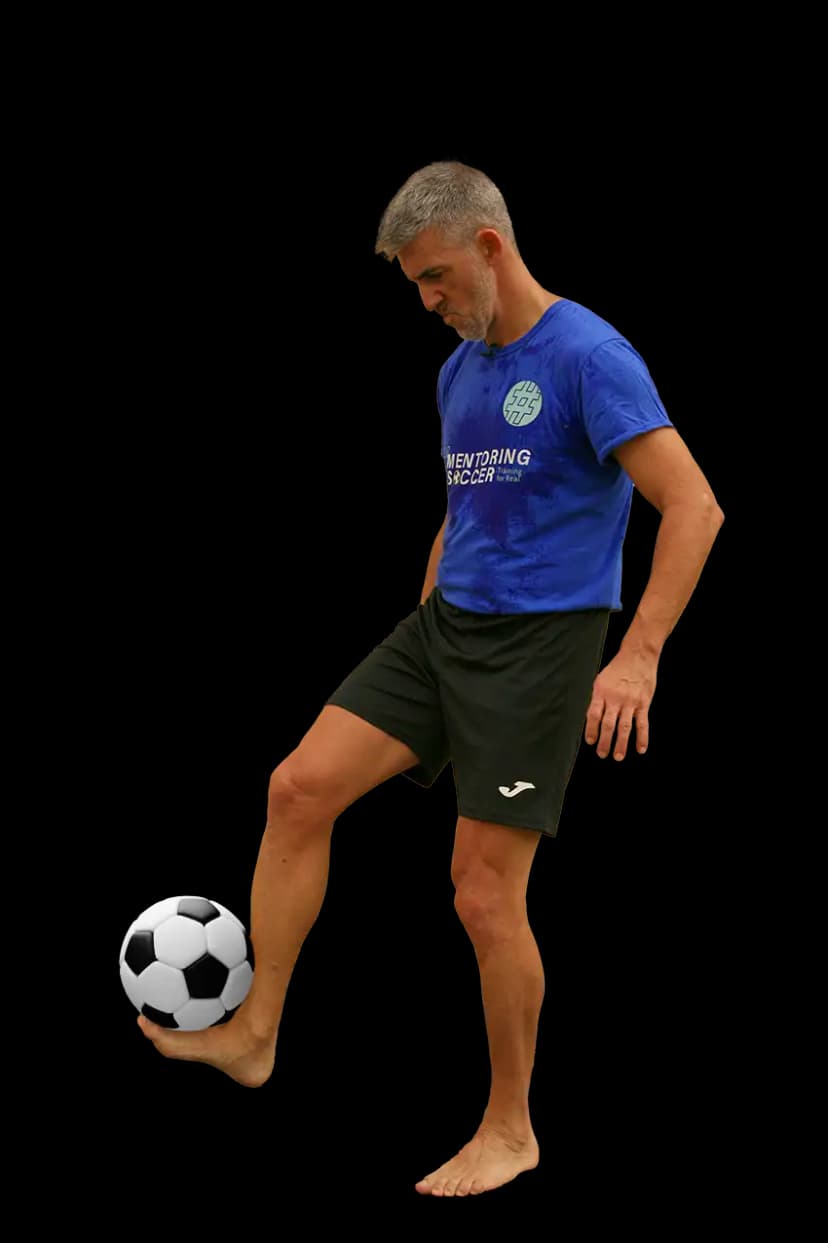 Inaki Sánchez Unibaso with soccer ball