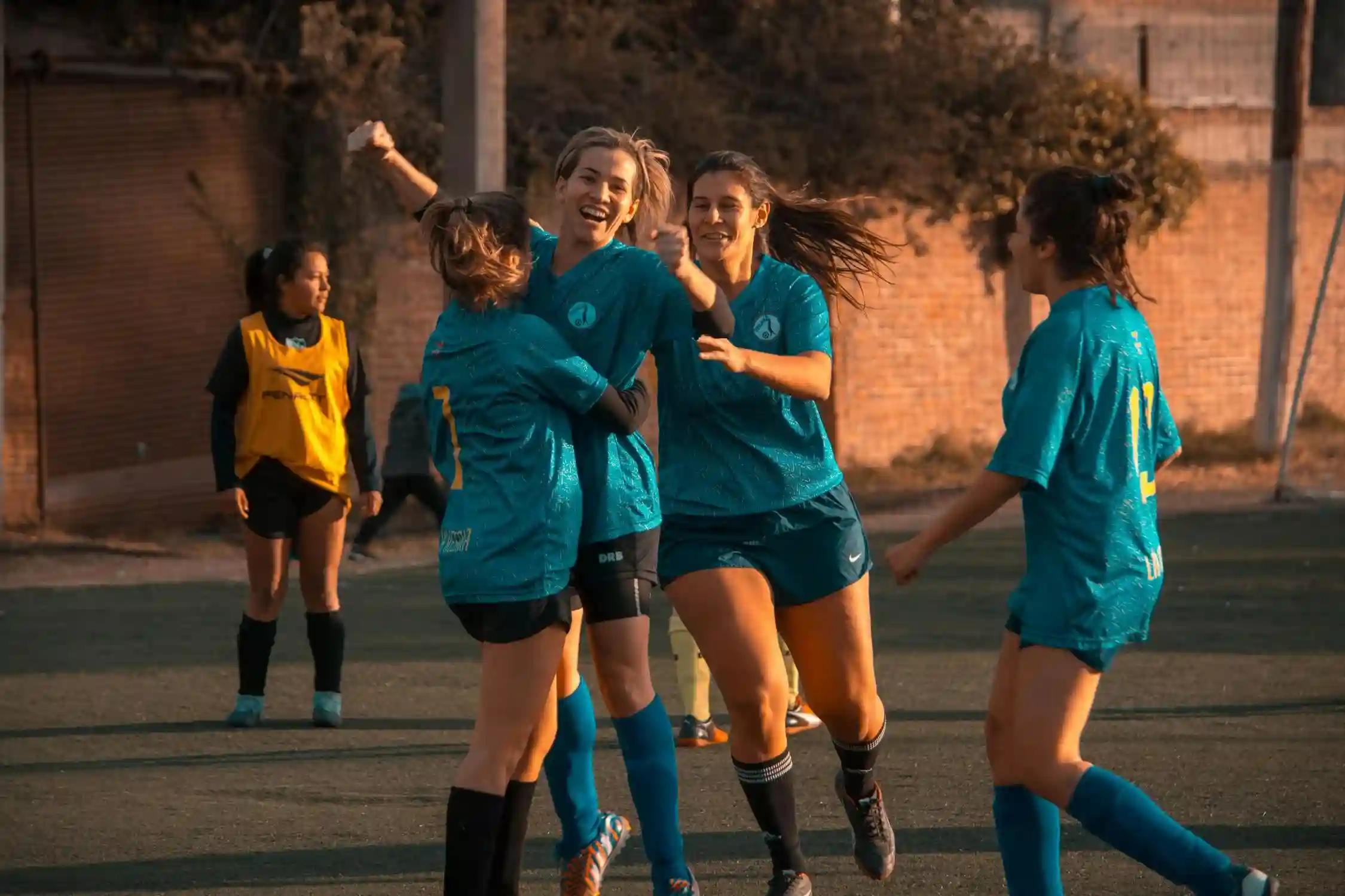 Girl soccer team