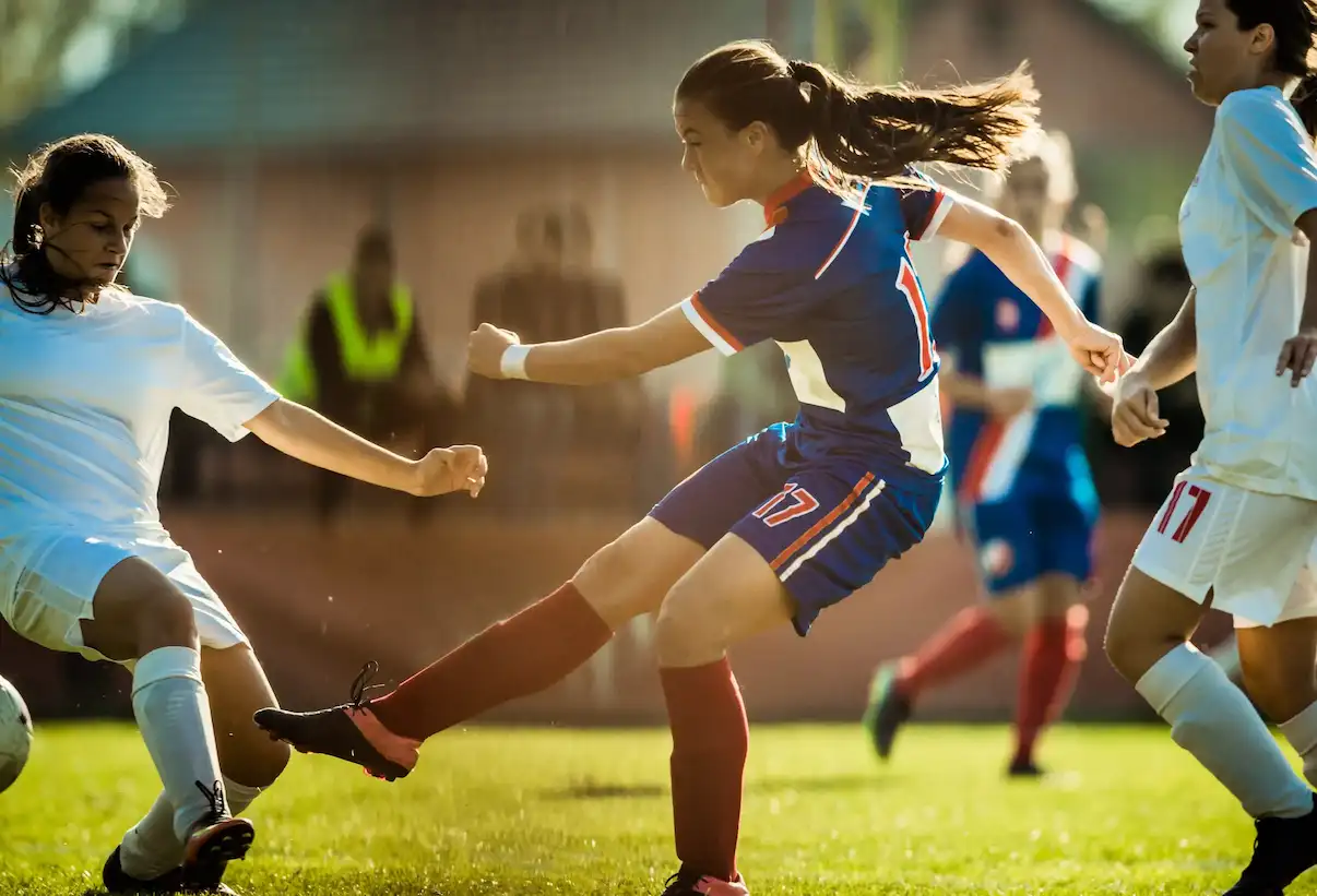 Girl soccer team